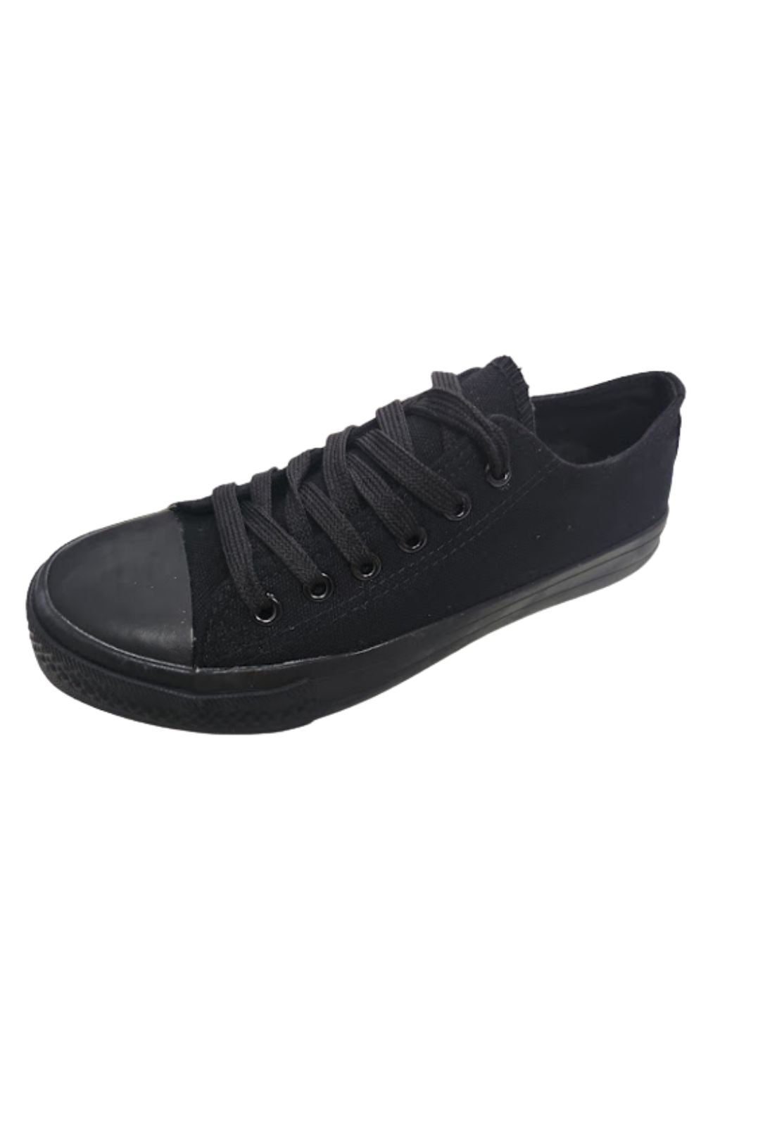 ZAPATILLAS MUJER VINNYS OUTLET CASUALES NEGRO LONA - 1
