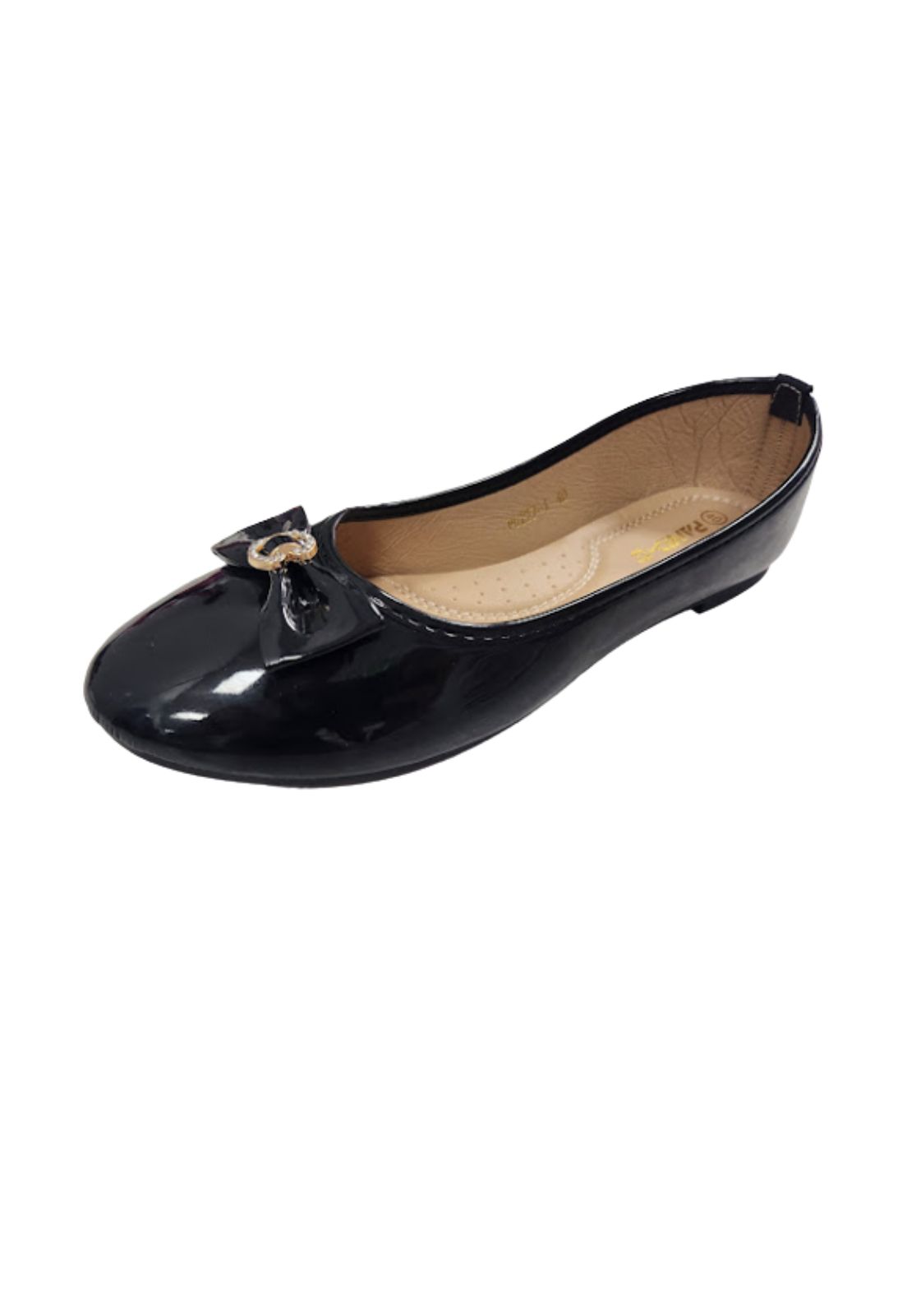 BALLERINAS MUJER VINNYS OUTLET NEGRO CHAROL - 1