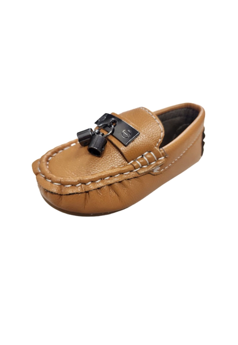 MOCASINES NIÑO VINNYS OUTLET CAMEL - 1
