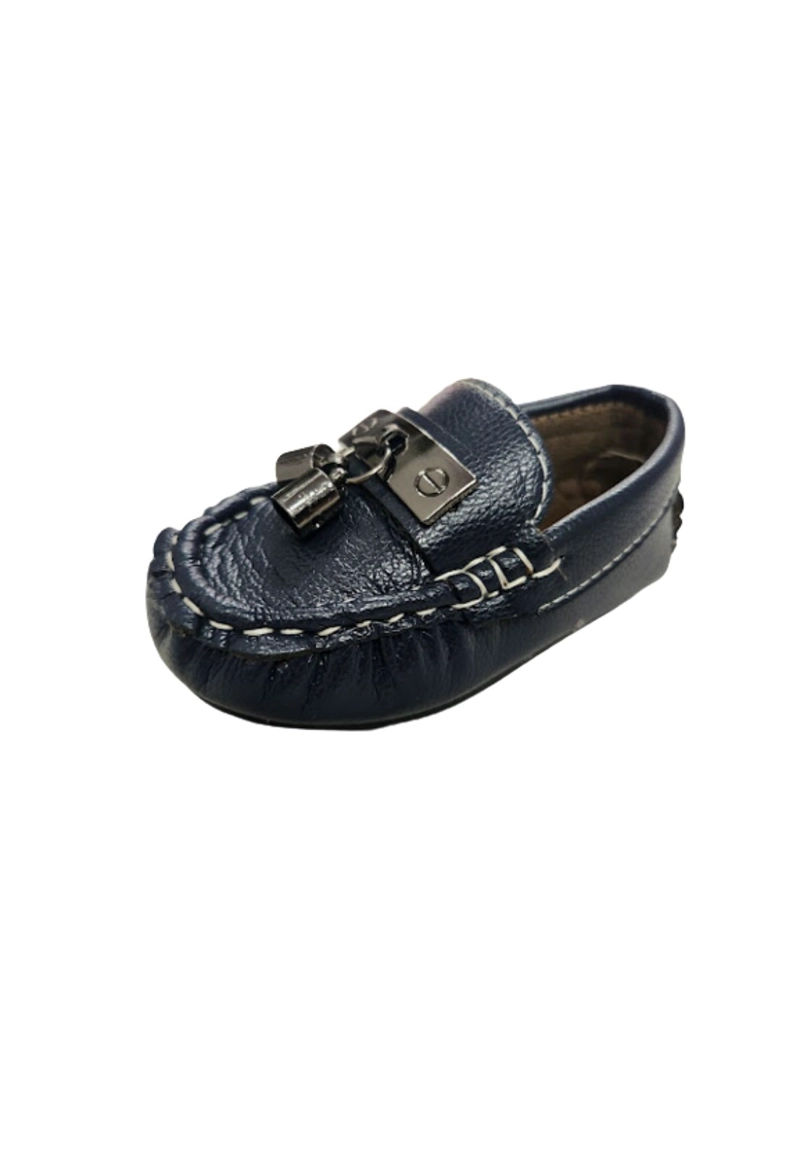 MOCASINES NIÑO VINNYS OUTLET AZUL - 1