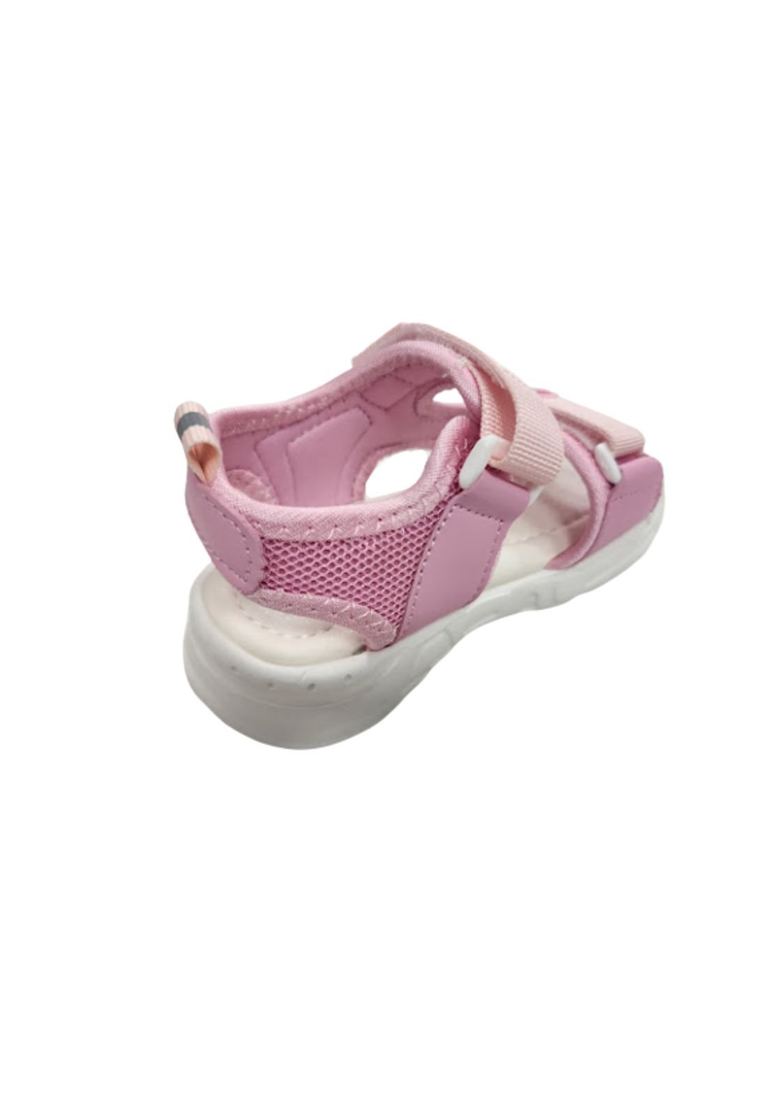 SANDALIAS NIÑA VINNYS OUTLET ROSADO DOBLE VELCRO - 2