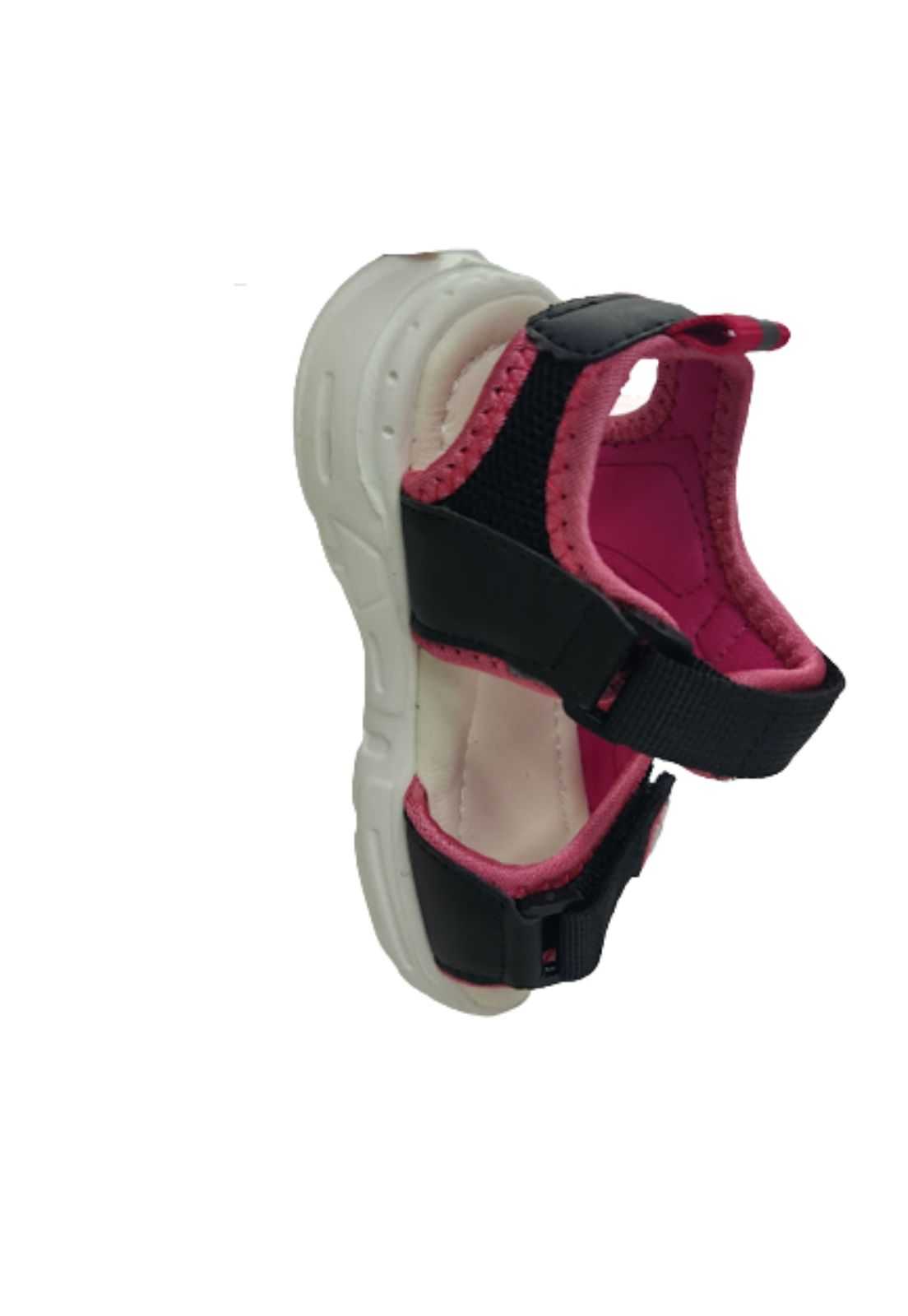 SANDALIAS NIÑA VINNYS OUTLET FUCSIA VELCRO NEGRO - 4