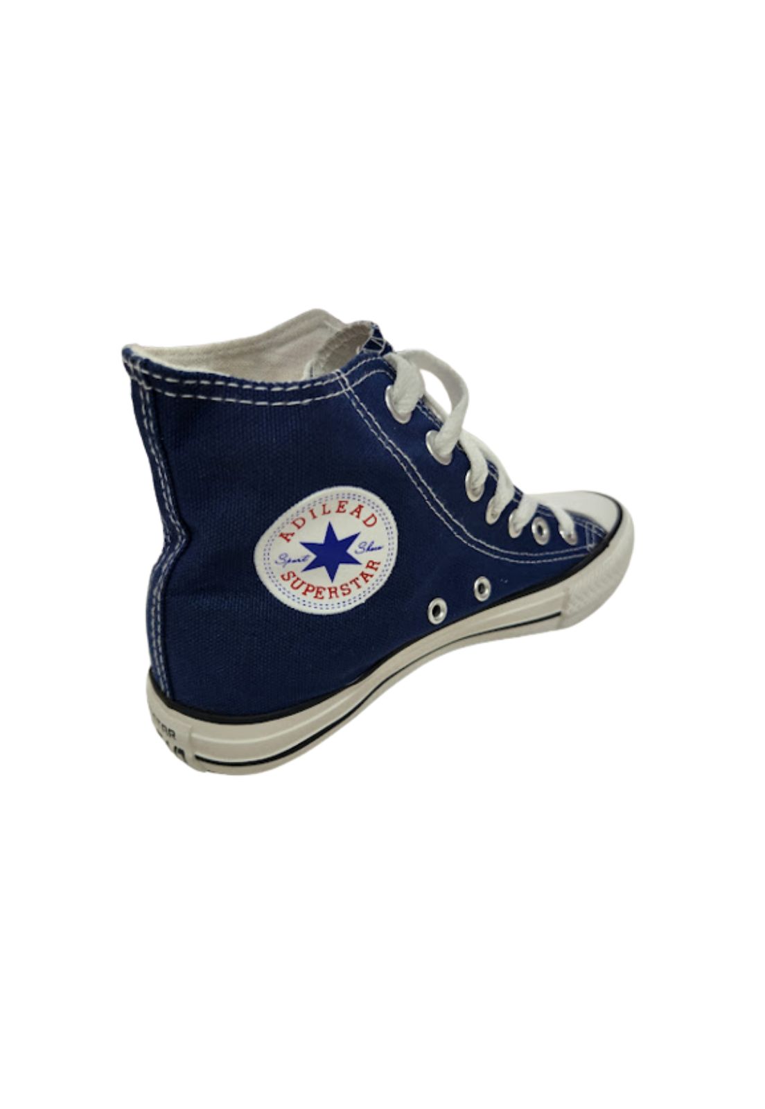 ZAPATILLAS MUJER VINNYS OUTLET URBANAS AZUL LONA CON CAÑA - 2