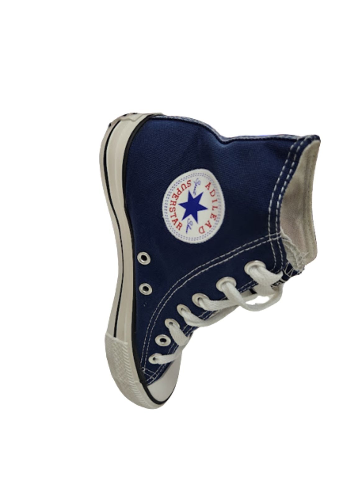 ZAPATILLAS MUJER VINNYS OUTLET URBANAS AZUL LONA CON CAÑA - 4