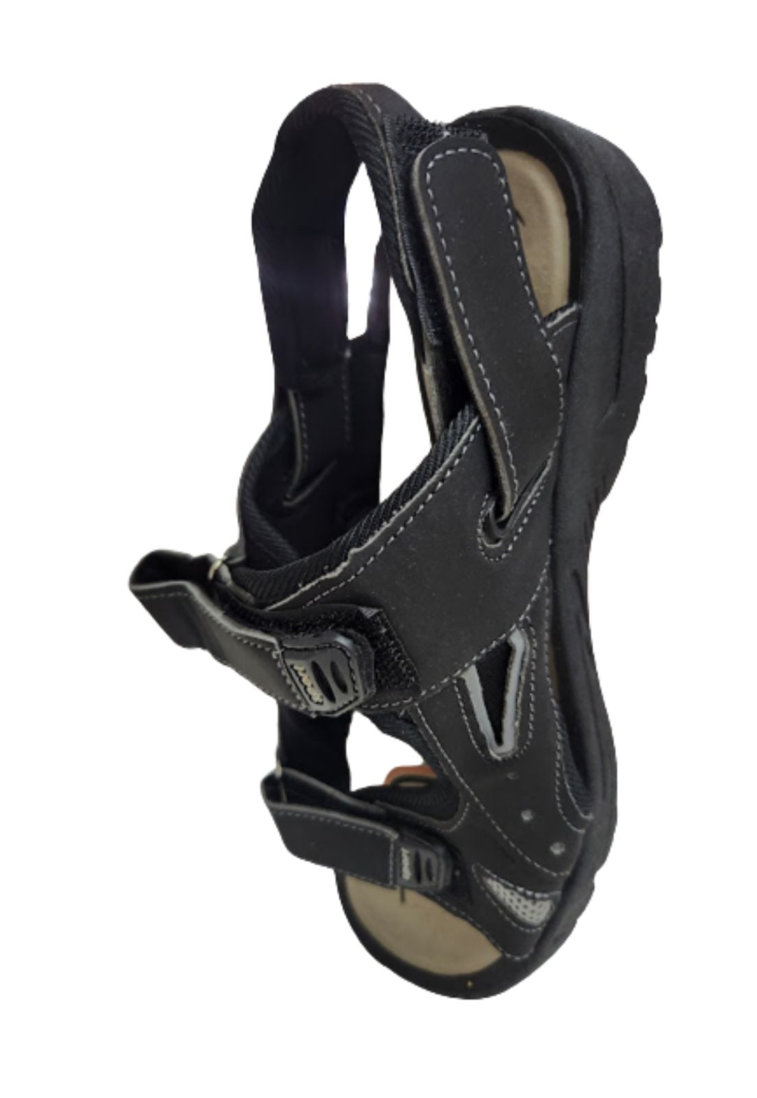SANDALIAS HOMBRE VINNYS OUTLET NEGRO CASUAL - 3