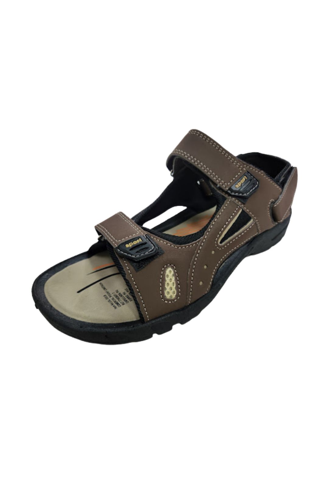 SANDALIA CASUAL MARRÓN VINNYS OUTLET - 1