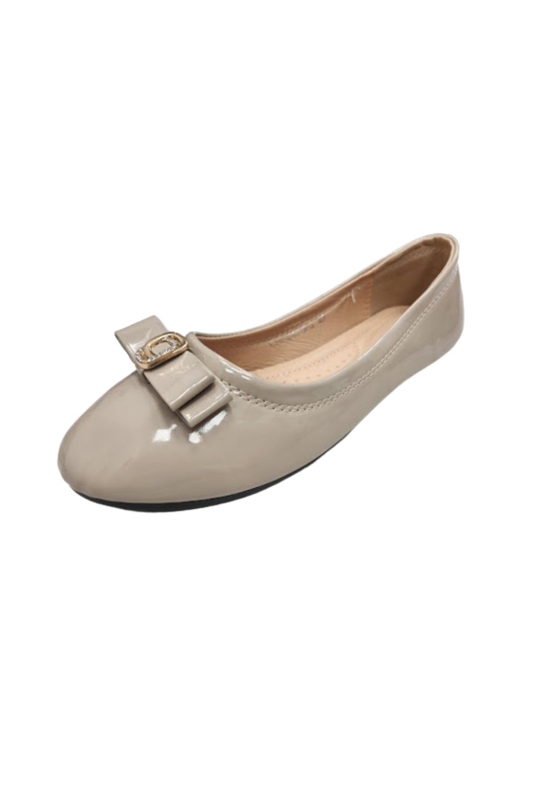 BALLERINAS MUJER VINNYS OUTLET BEIGE CHAROL - 1