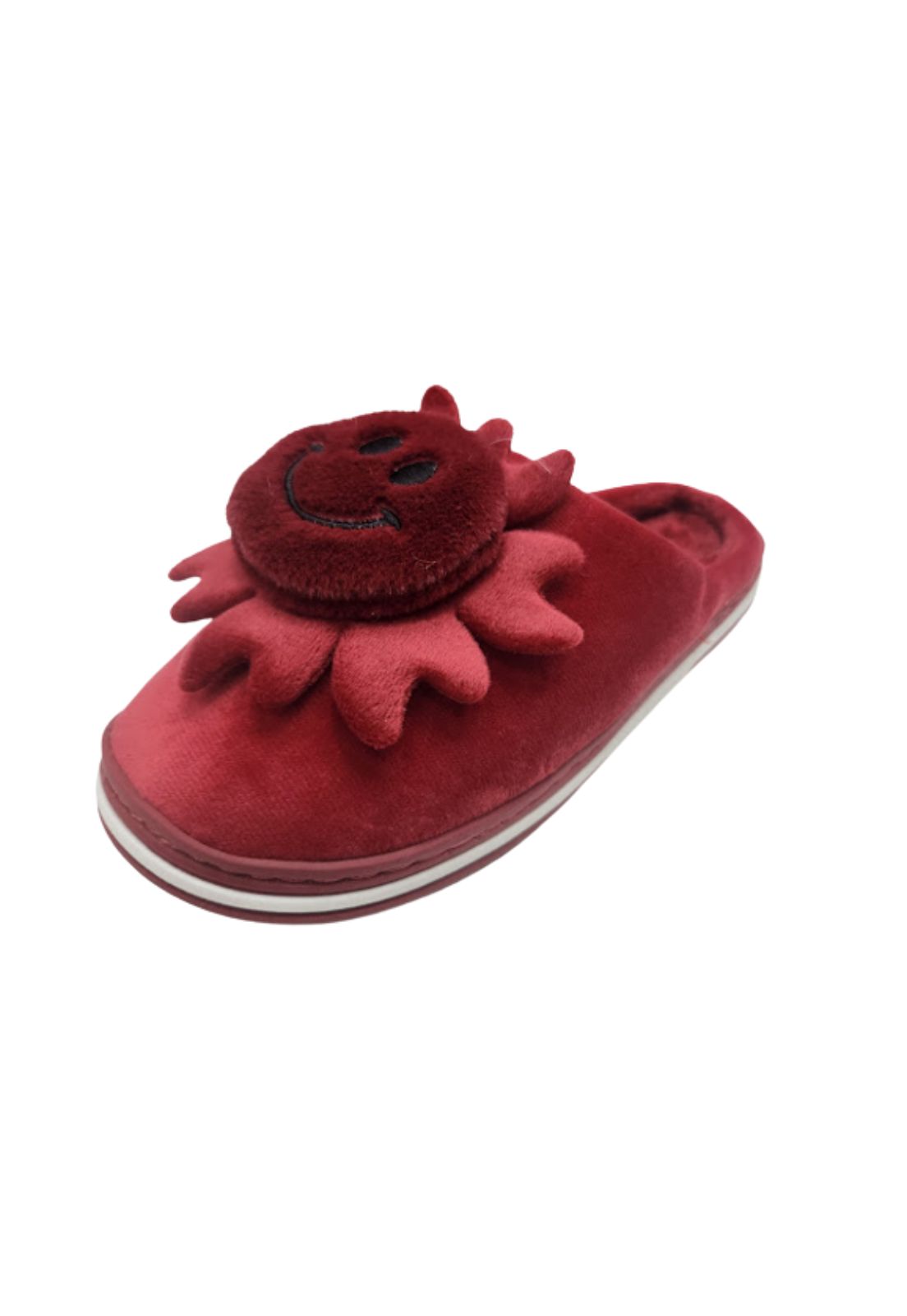PANTUFLAS MUJER VINNYS OUTLET ROJO FLOR - 1