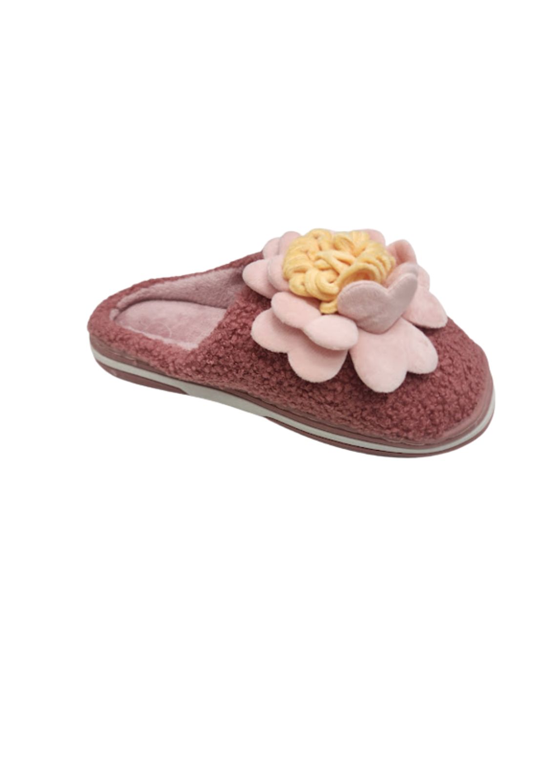 PANTUFLAS MUJER VINNYS OUTLET ROSA FLOR - 2