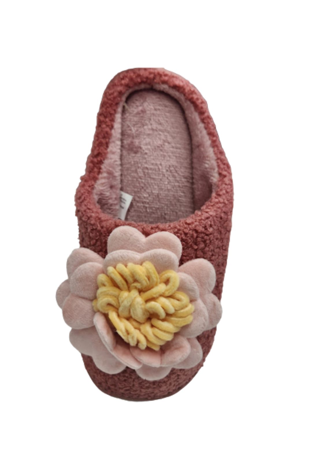 PANTUFLAS MUJER VINNYS OUTLET ROSA FLOR - 3
