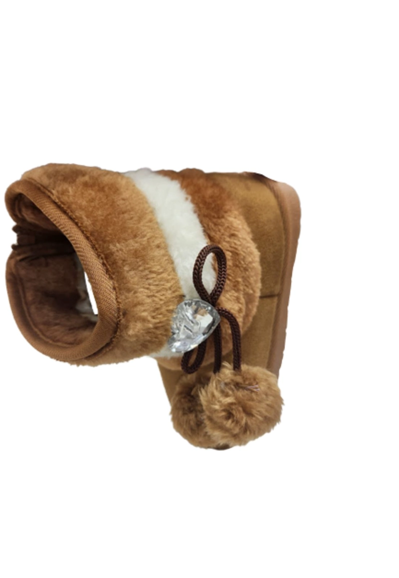 BOTAS NIÑA VINNYS OUTLET CAMEL CHIPORRO - 3
