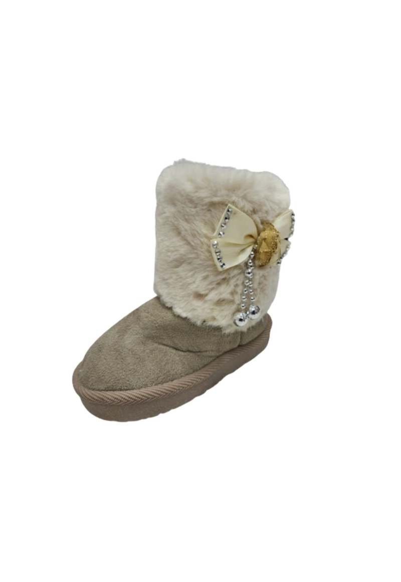 BOTAS NIÑA VINNYS OUTLET BEIGE CHIPORRO - 1