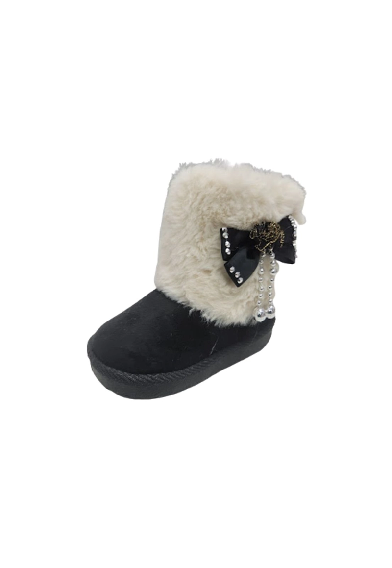 BOTAS NIÑA VINNYS OUTLET NEGRO CHIPORRO - 1