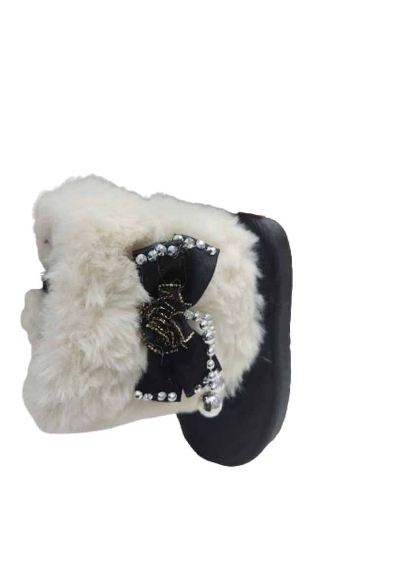 BOTAS NIÑA VINNYS OUTLET NEGRO CHIPORRO - 3
