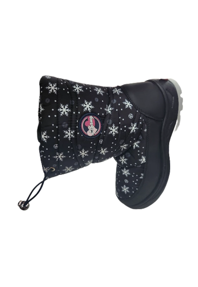 BOTAS NIÑA VINNYS OUTLET NEGRO NIEVE LLUVIA - 3