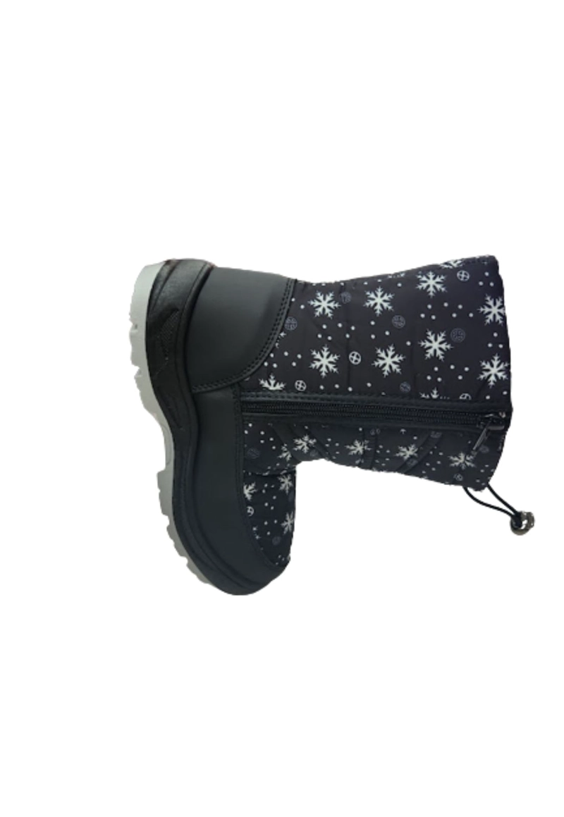 BOTAS NIÑA VINNYS OUTLET NEGRO NIEVE LLUVIA - 4