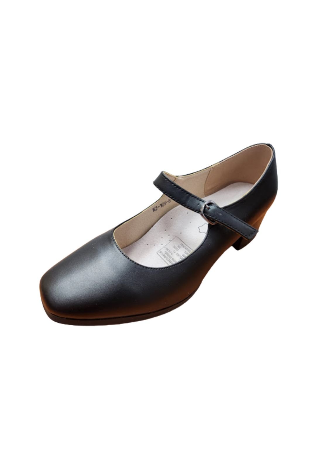 ZAPATO DE CUECA HUASA MUJER NEGRO - 1