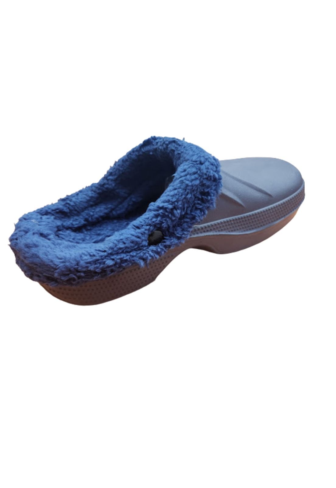 SANDALIA DE INVIERNO CON CHIPORRO AZUL - 2