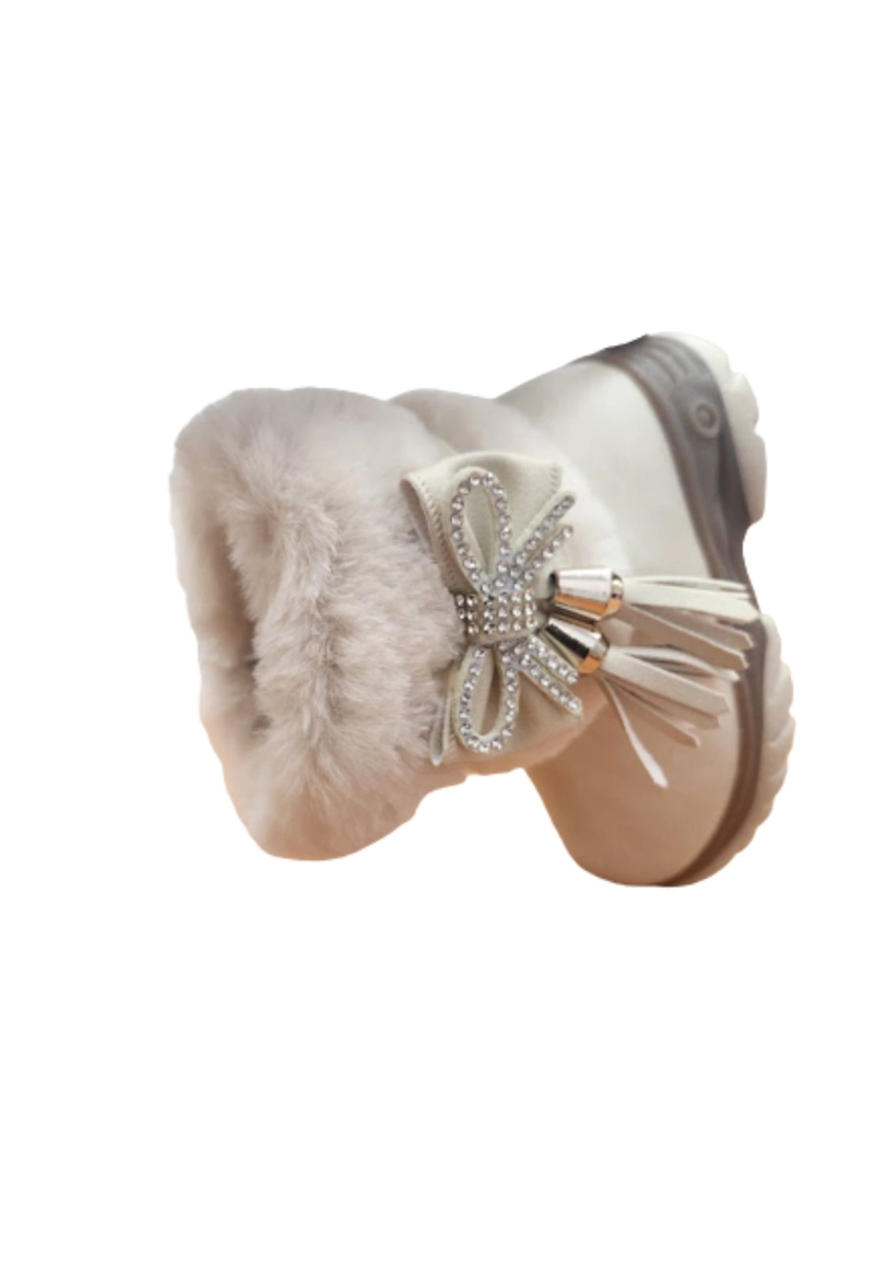 BOTAS NIÑA VINNYS OUTLET BEIGE CLARO INVIERNO - 3