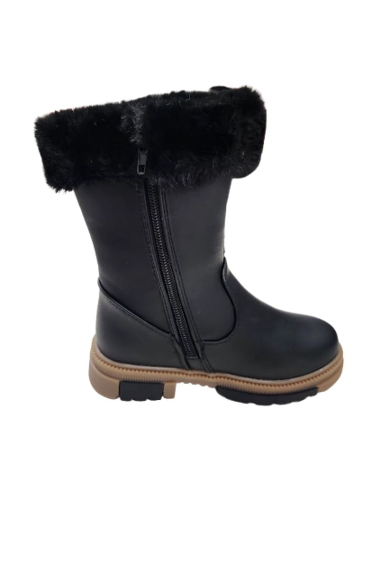 BOTAS NIÑA VINNYS OUTLET NEGRO INVIERNO - 2