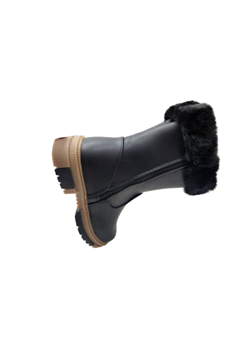 BOTAS NIÑA VINNYS OUTLET NEGRO INVIERNO - 4