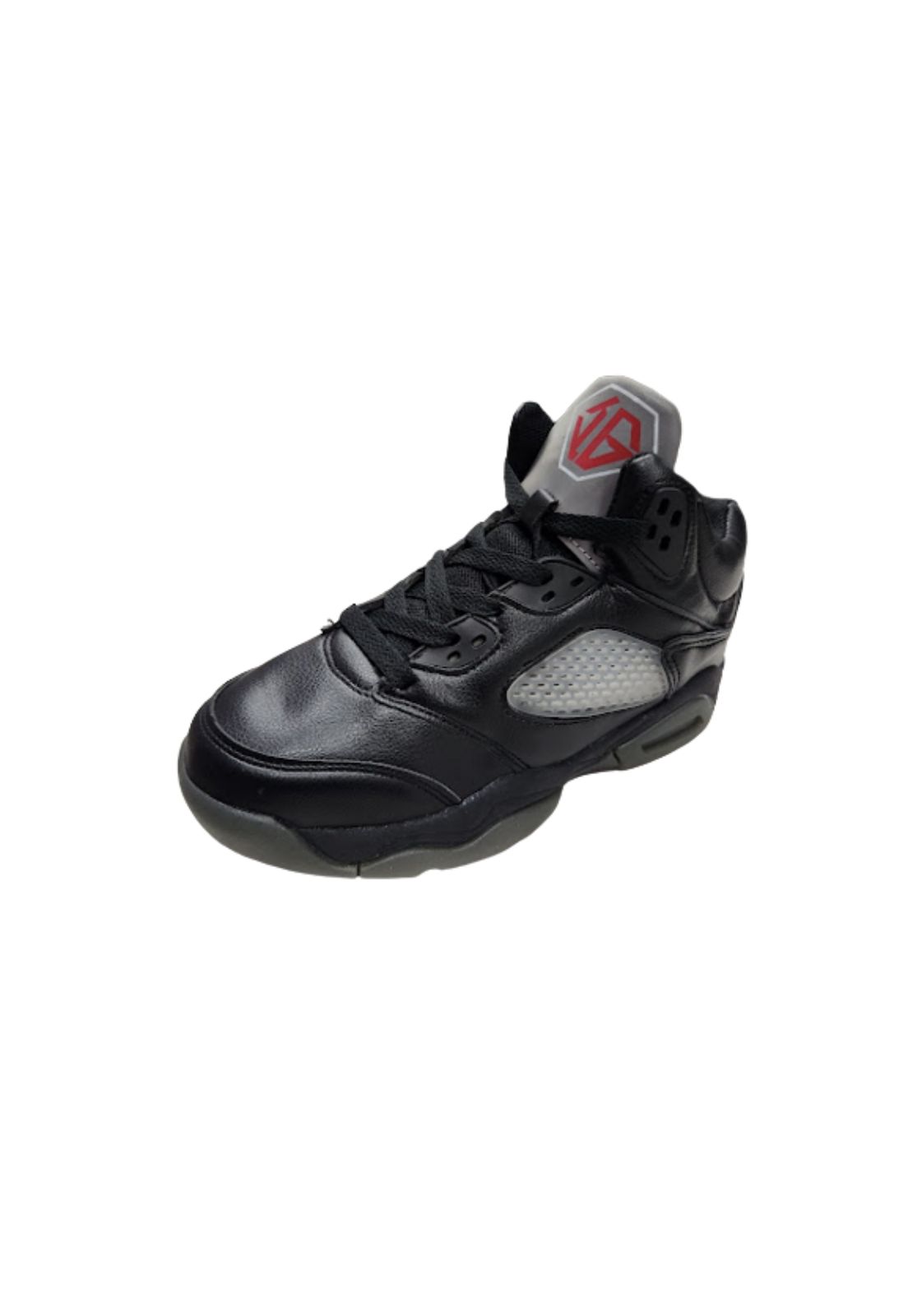 ZAPATILLAS NIÑO VINNYS OUTLET DEPORTIVAS CASUALES NEGRO CON CAÑA - 1