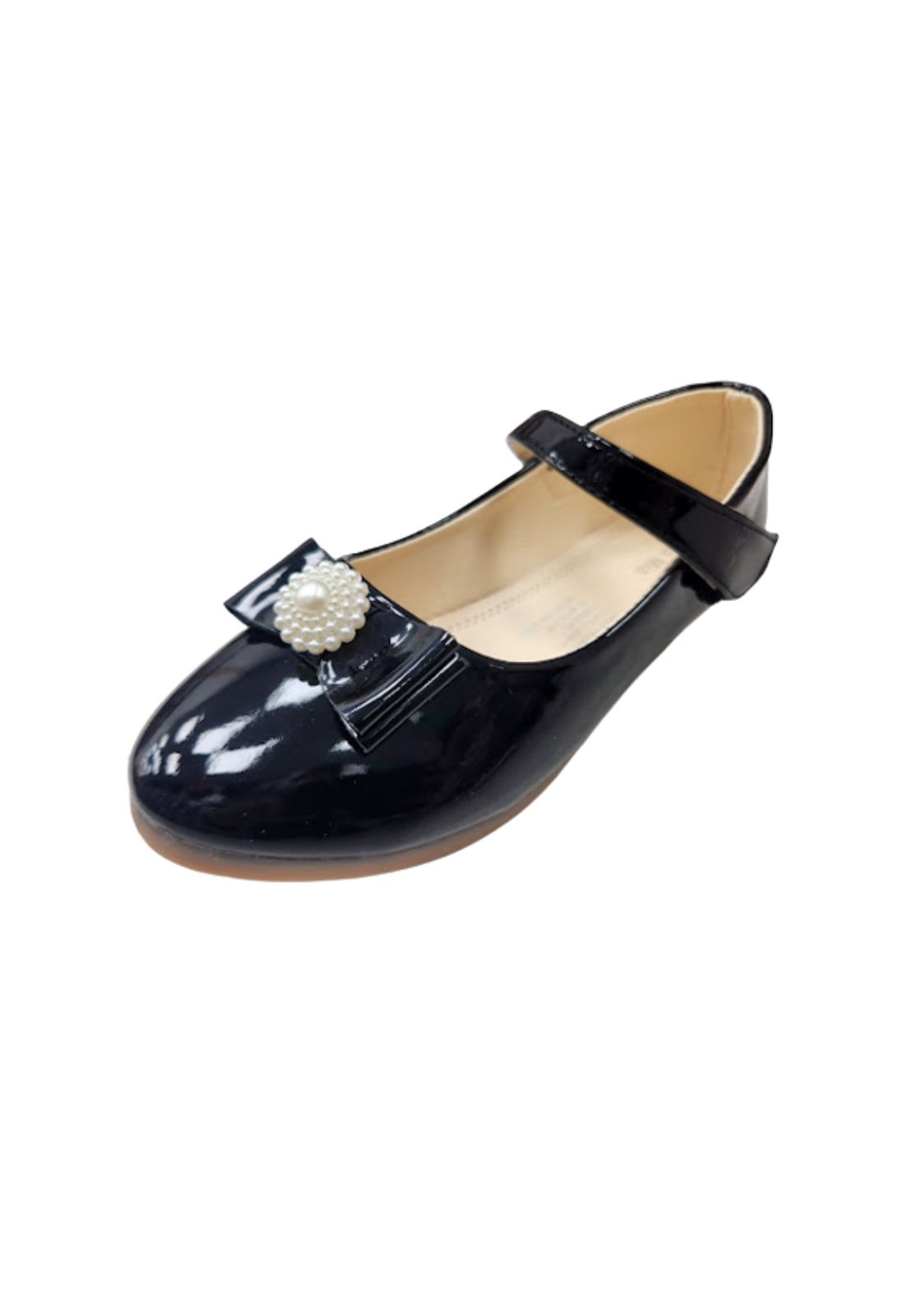 ZAPATO CHAROL NIÑA NEGRO - 1