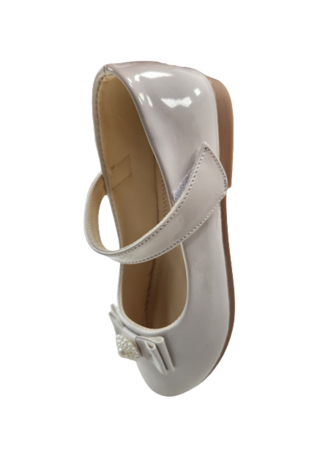 ZAPATO NIÑA DE VESTIR CHAROL ROSADO - 3
