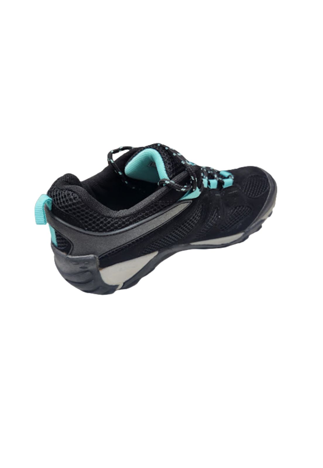 ZAPATILLA OUTDOOR NEGRO CELESTE MUJER - 2
