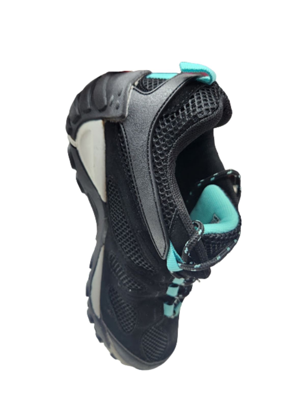 ZAPATILLA OUTDOOR NEGRO CELESTE MUJER - 4