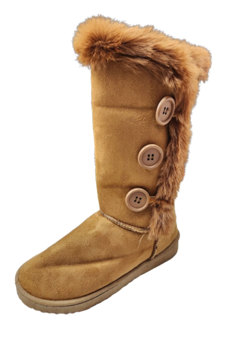 BOTAS MUJER VINNYS OUTLET CAMEL CHIPORRO - 1