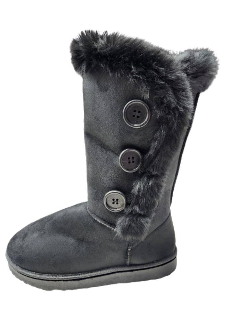 BOTAS MUJER VINNYS OUTLET NEGRO CHIPORRO - 1