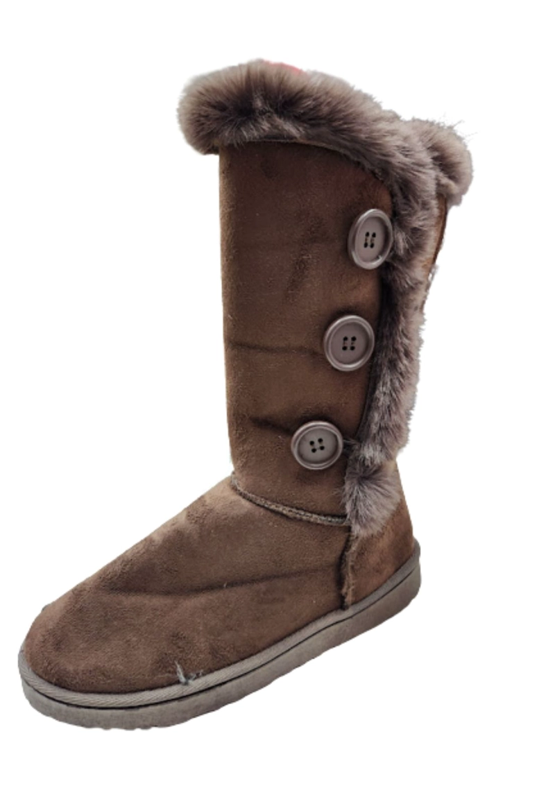 BOTAS MUJER VINNYS OUTLET MARRÓN CHIPORRO - 1