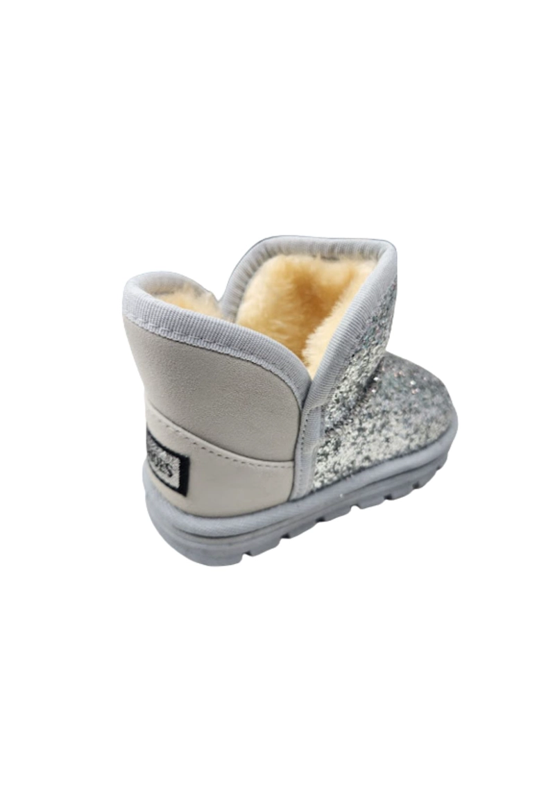 BOTAS NIÑA VINNYS OUTLET PLATEADO BRILLANTE CHIPORRO - 2