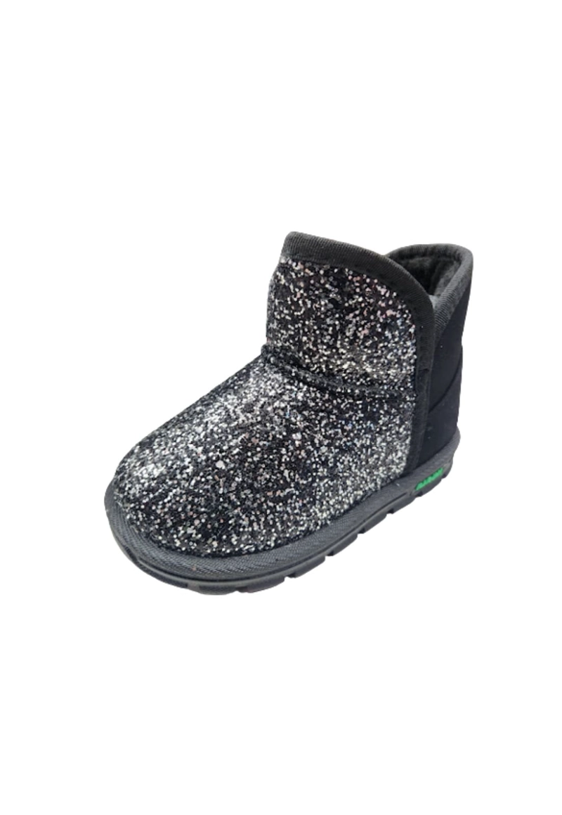 BOTAS NIÑA VINNYS OUTLET NEGRO BRILLANTE CHIPORRO - 1