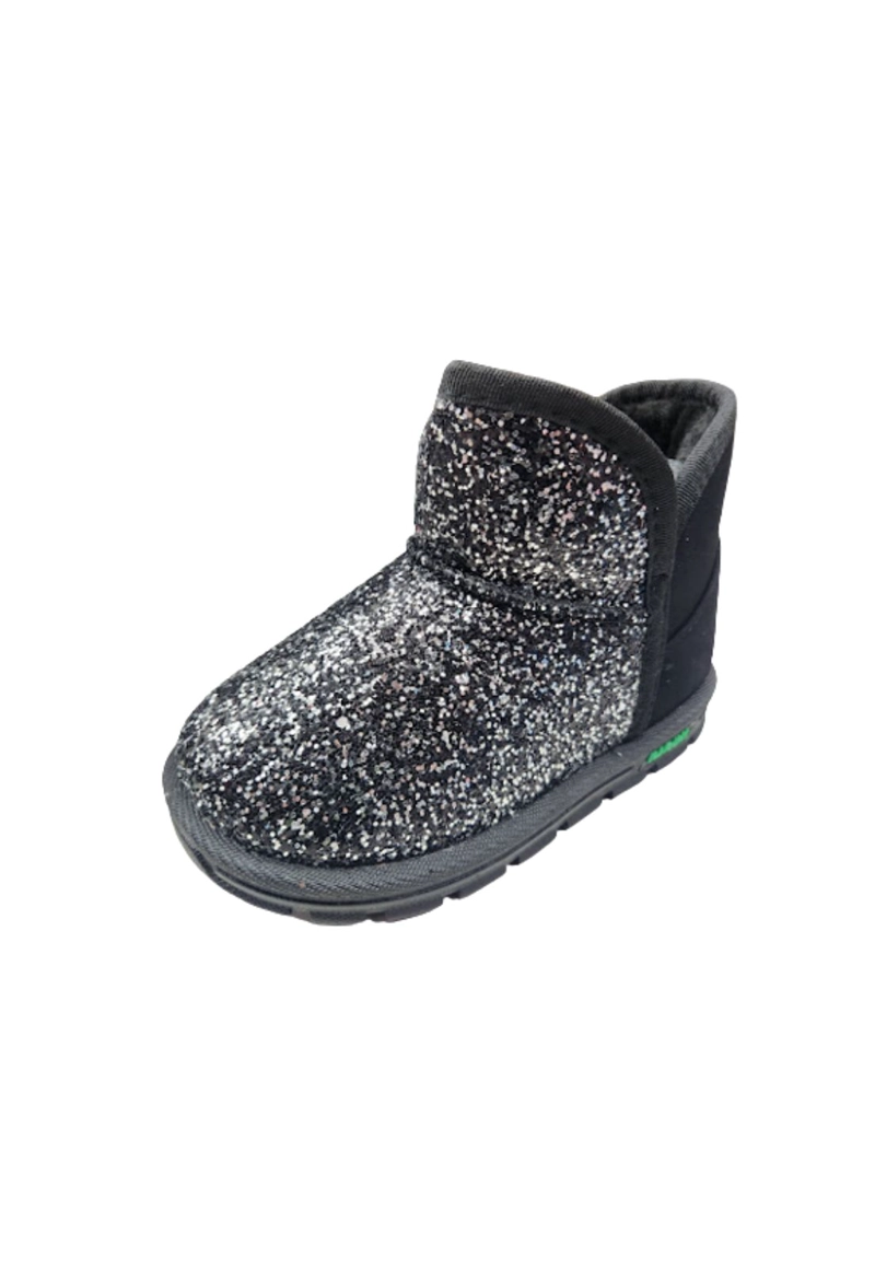 BOTAS NIÑA VINNYS OUTLET NEGRO BRILLANTE CHIPORRO - 1