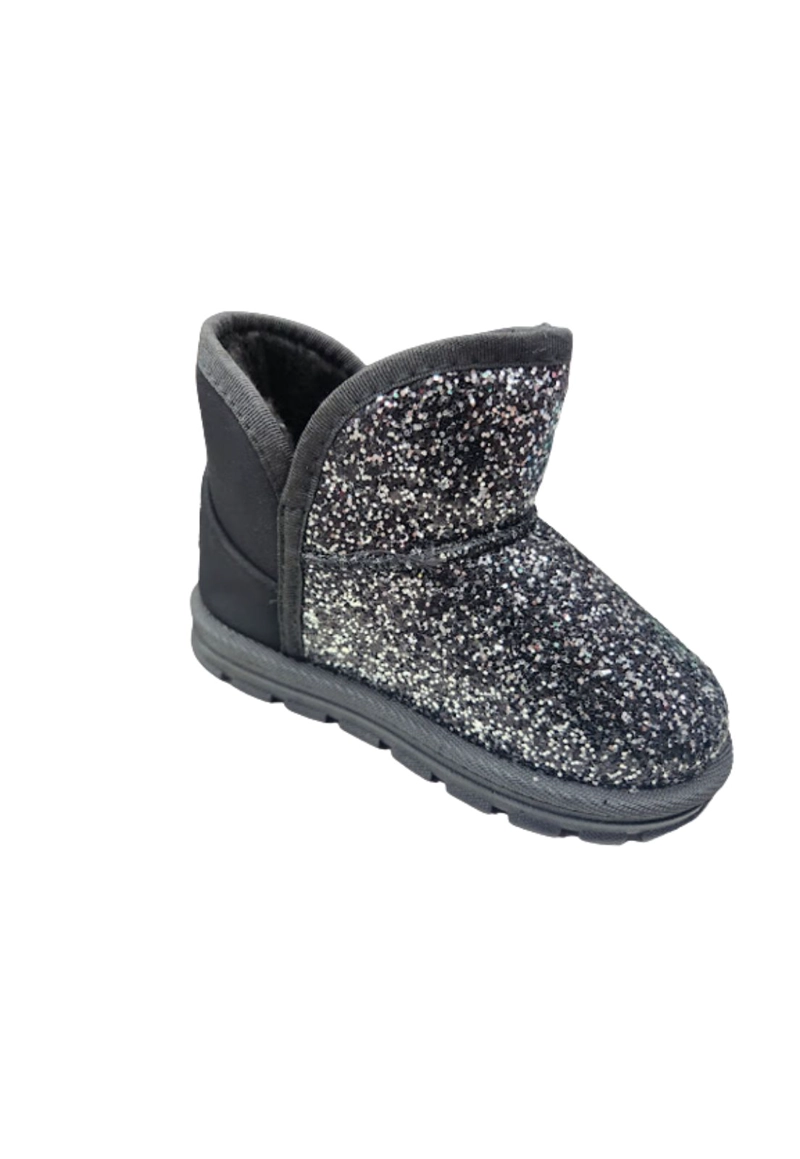 BOTAS NIÑA VINNYS OUTLET NEGRO BRILLANTE CHIPORRO - 2