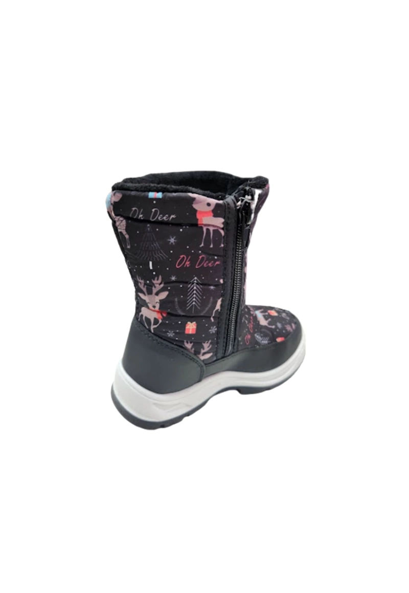 BOTA DE NIEVE NEGRO NIÑA IMPERMEABLE - 2