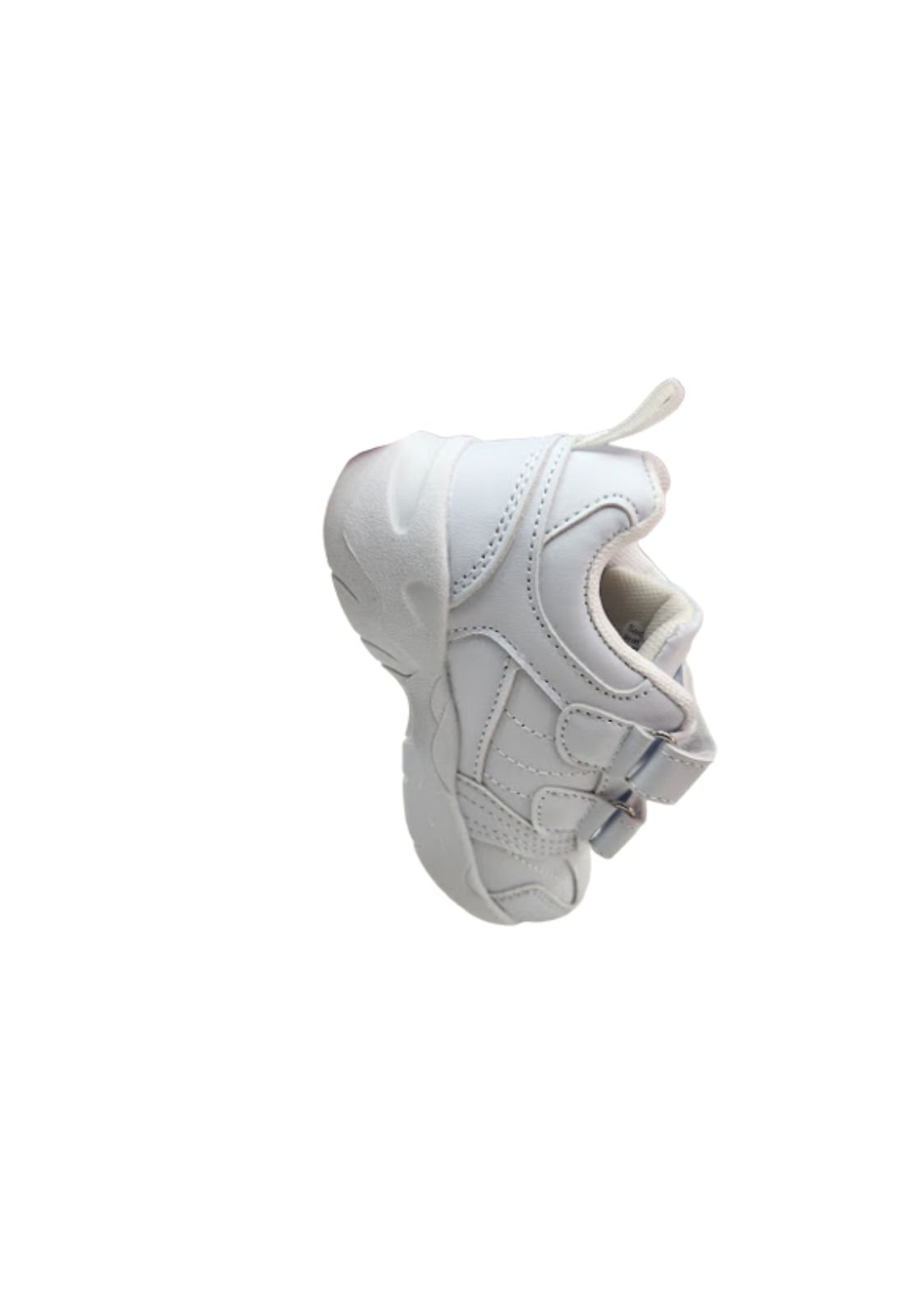 ZAPATILLA ESCOLAR BLANCO VELCRO - 4