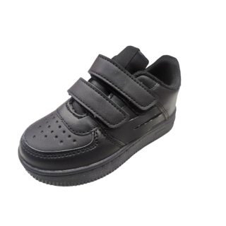 ZAPATILLA ESCOLAR VELCRO NEGRO - 1