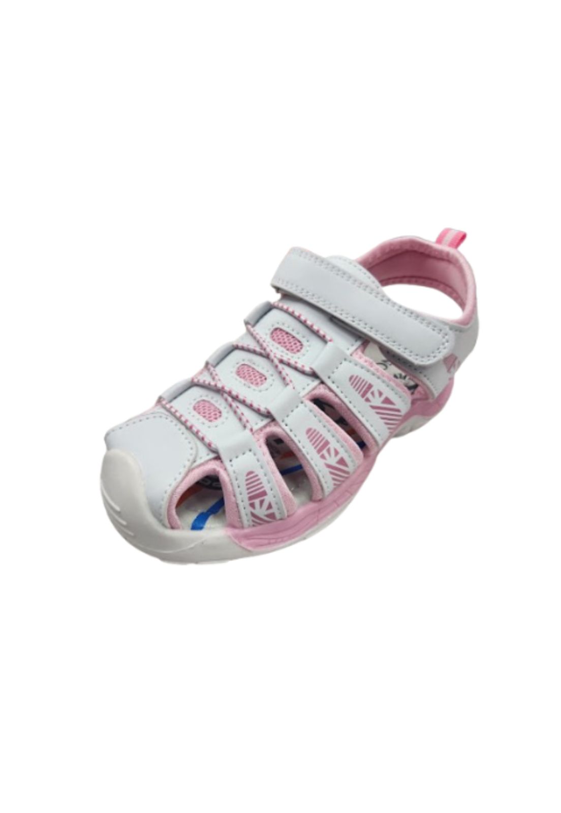 SANDALIAS NIÑA VINNYS OUTLET BLANCO VELCRO - 1