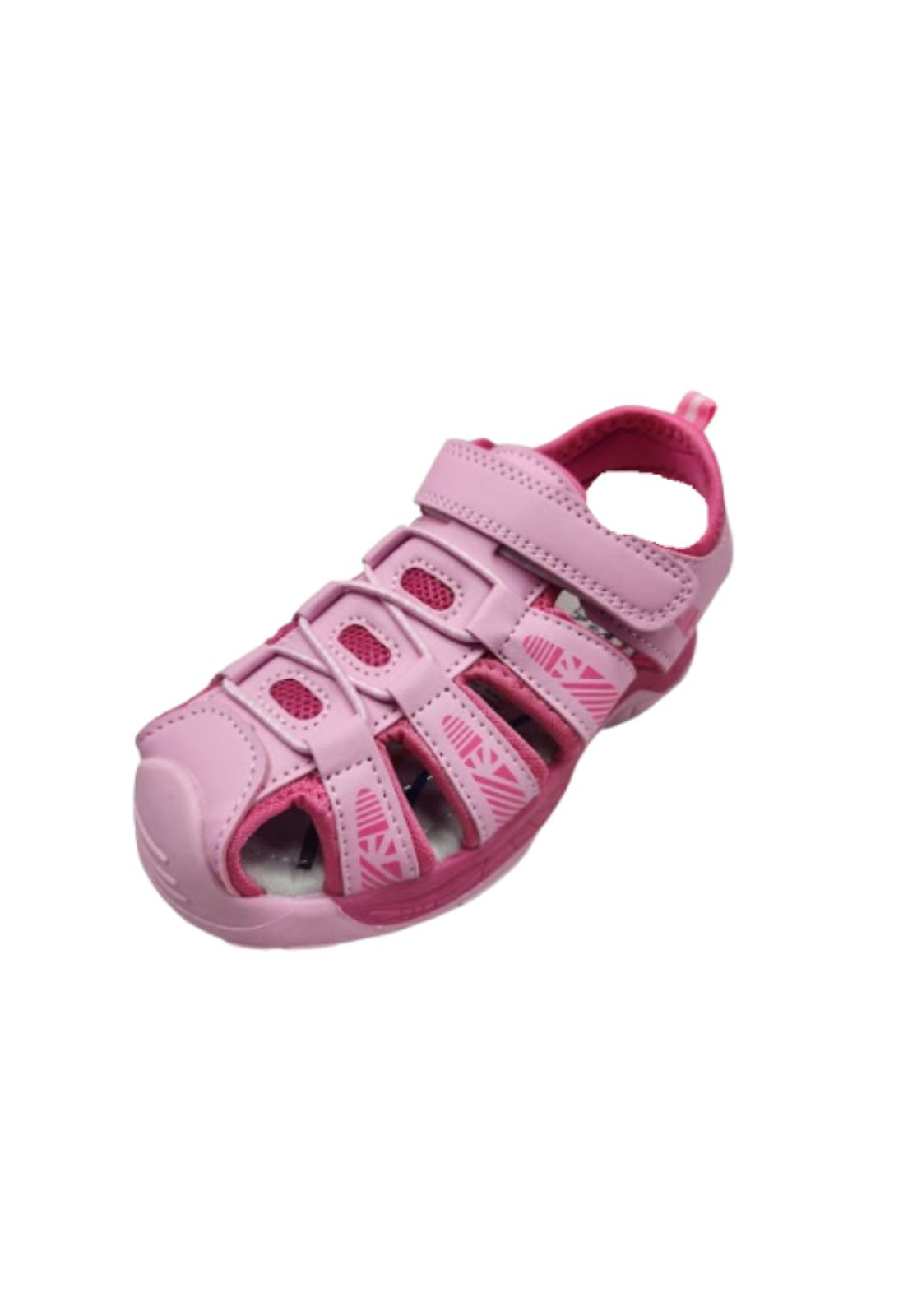SANDALIAS NIÑA VINNYS OUTLET ROSADO VELCRO - 1