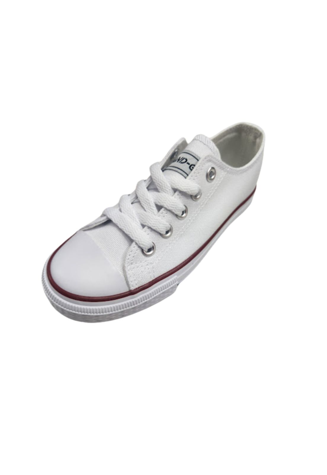 ZAPATILLAS NIÑO Y NIÑA VINNYS OUTLET URBANAS CASUALES BLANCO LONA - 1