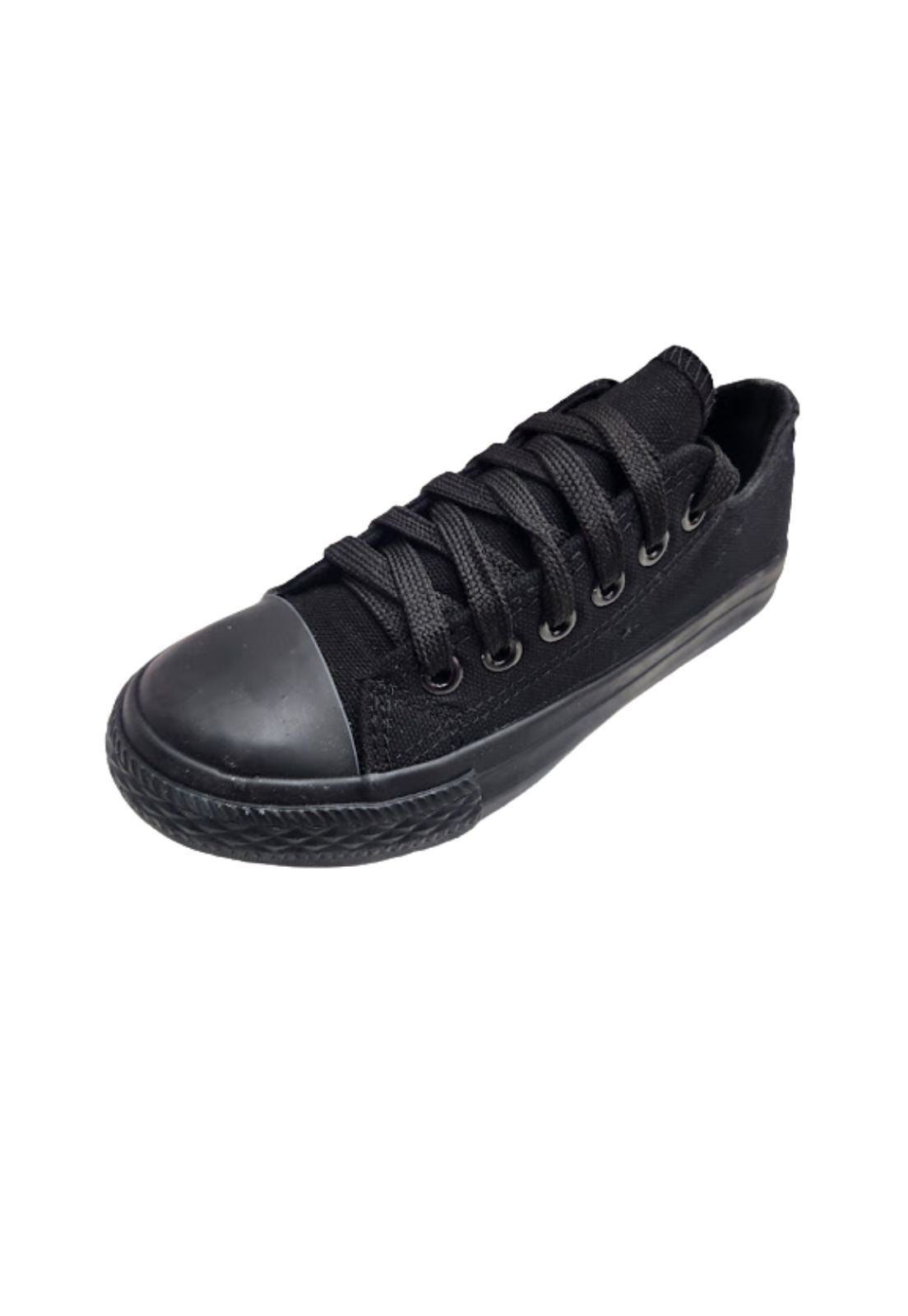 ZAPATILLAS UNISEX VINNYS OUTLET URBANAS CASUALES NEGRO LONA - 1