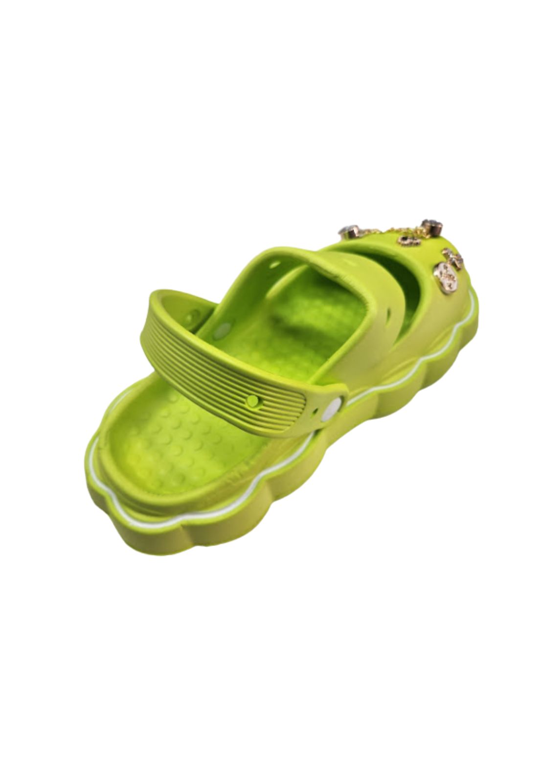 SANDALIAS MUJER VINNYS OUTLET VERDE CASUAL PLAYA VERANO - 2