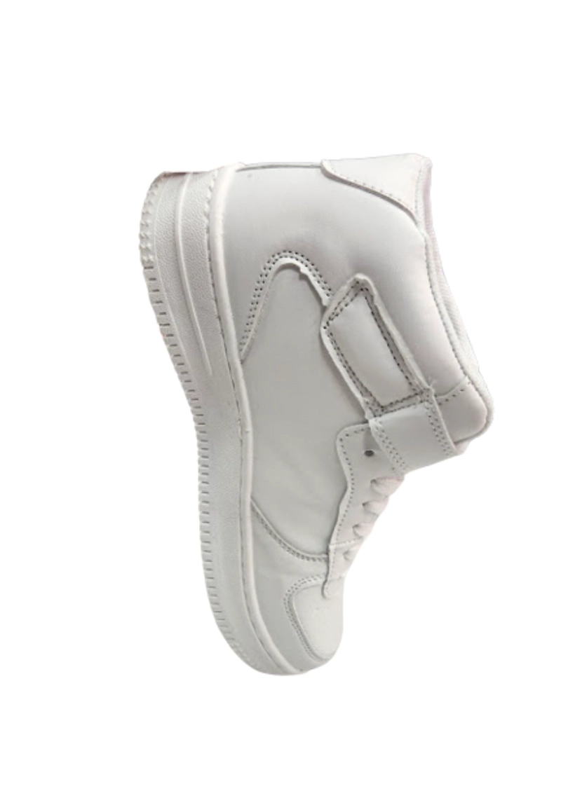 BOTIN MUJER BLANCO VELCRO - 4