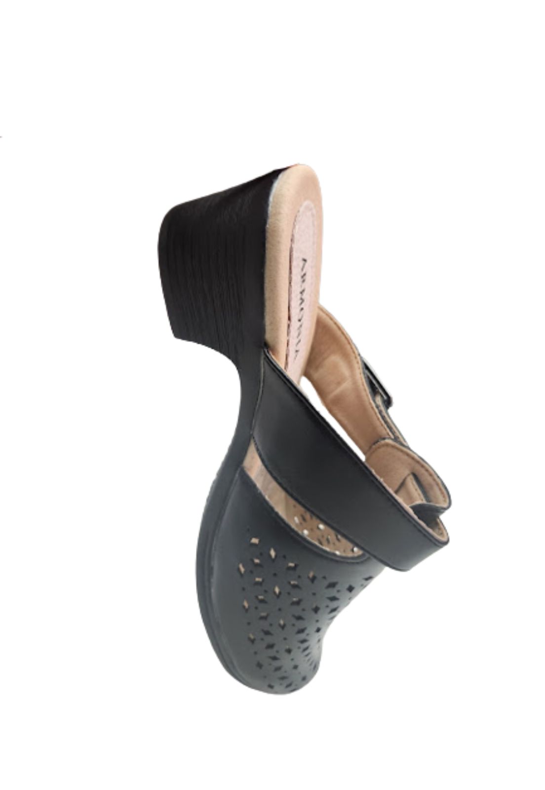 ZUECO MUJER VINNYS OUTLET NEGRO HEBILLA - 4