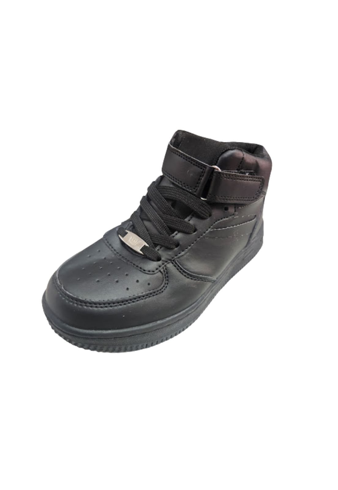 ZAPATILLAS UNISEX VINNYS OUTLET NEGRO ESCOLAR VELCRO - 1
