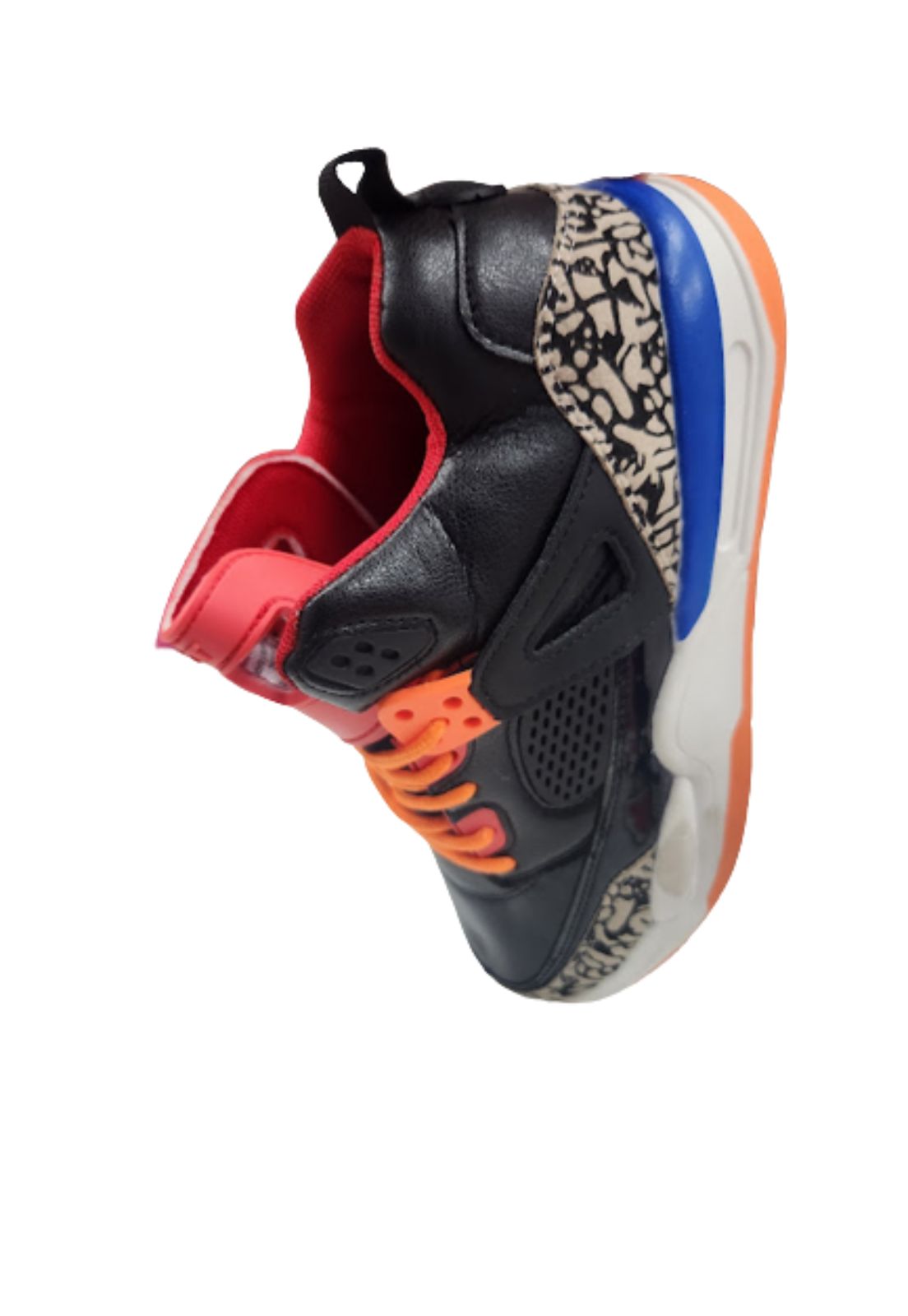 ZAPATILLAS NIÑO VINNYS OUTLET DEPORTIVAS BASKETBALL NEGRO CON CAÑA - 3