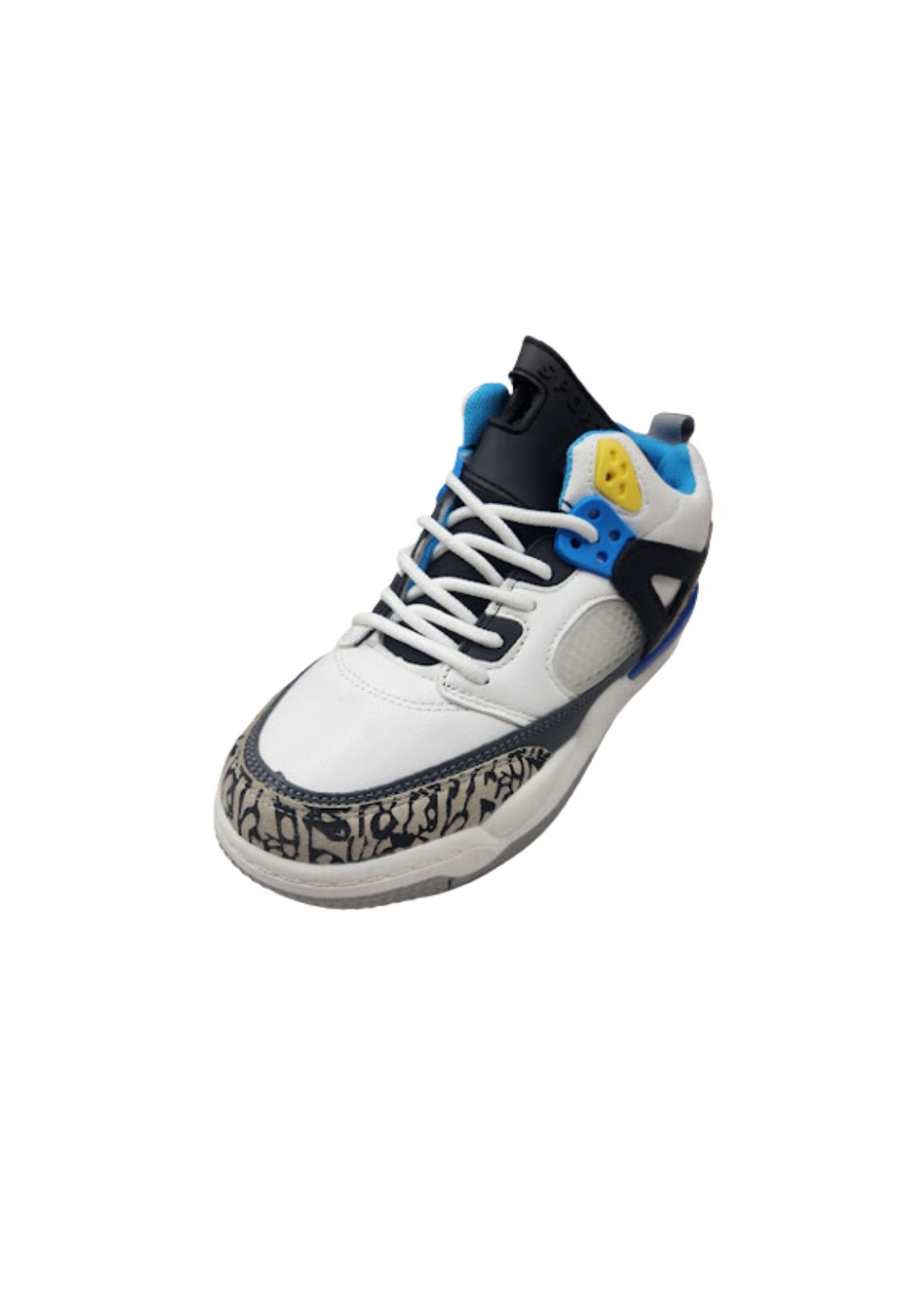 ZAPATILLAS NIÑO VINNYS OUTLET DEPORTIVAS BASKETBALL BLANCO CON CAÑA - 1